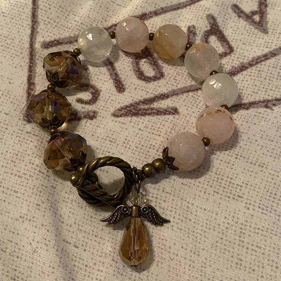 GUARDIAN ANGEL BRACELET GEMSTONES - Picture 1 of 5